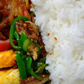 クレヨンパトラ's cooksnap of when they made お弁当★ピーマンと椎茸の粒マスタード炒め.