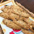 クック9TTHC1☆'s cooksnap of when they made 全粒粉のノンオイルビスコッティ.