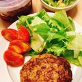 クックWQOUNC☆'s cooksnap of when they made ふっくらジューシー♡基本のハンバーグ.