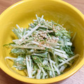 kashikon's cooksnap of when they made 超簡単！絶品！1分で水菜のワサビマヨ和え.