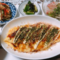 rajahn's cooksnap of when they made わが家のとん平焼き♪.