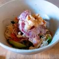 ちさもぐ's cooksnap of when they made マグロのサラダそうめん.