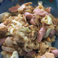 陽炎☆'s cooksnap of when they made おさかなソーセージとキャベツの卵とじ.