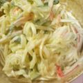 savagecat's cooksnap of when they made 胡瓜と大根とカニカマの柚子わさびマヨ和え.