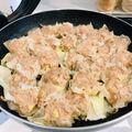 ainuinu's cooksnap of when they made 包むの簡単❤究極に旨いフライパン焼売❤.