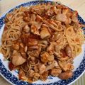 ビッちゃん's cooksnap of when they made 鶏肉とトマトのパスタ.