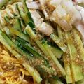 もささん's cooksnap of when they made 絡まらない!!冷やし中華弁当*'.