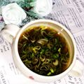 STimeBlues's cooksnap of when they made モヤシの醤油煮の煮汁で即席スープ♪.