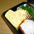 およりん's cooksnap of when they made お弁当に！ハート型卵焼き.