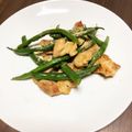まめぞうでたよ's cooksnap of when they made 簡単！サヤインゲンと鶏肉の香ばし醤油炒め.