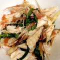 クックMX2L4B☆'s cooksnap of when they made ささみと茗荷・大葉の梅肉和え.