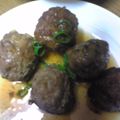 白猫のしろたん's cooksnap of when they made 肉だんご.
