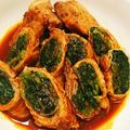 naki1227's cooksnap of when they made 豚肉のほうれん草巻き＊とろりトマト煮込み.