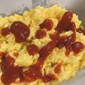 クックK0EAD7☆'s cooksnap of when they made のび〜るチーズのスクランブルエッグ.