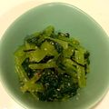 クック5FI59B☆'s cooksnap of when they made 小松菜の塩昆布ナムル.
