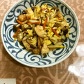 クック1V5K8H☆'s cooksnap of when they made 余った野菜と卵の塩昆布マヨ炒め.