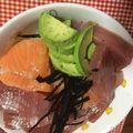 ちゃぎー's cooksnap of when they made まぐろとアボカドのポキ丼.