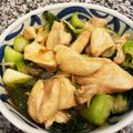 さこあ's cooksnap of when they made 長ねぎと鶏肉の甘酢炒め。.