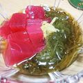 悠まま26's cooksnap of when they made マグロのめかぶあえ.