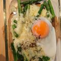 クック1K86AI☆'s cooksnap of when they made トースターで簡単！たまチーアスパラ.