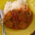 あやとぽ's cooksnap of when they made 豚小間肉と茄子のピリ辛トマト煮込み.