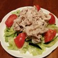 ☆パズル☆'s cooksnap of when they made 柔らかい！ ふっくらお肉の冷しゃぶサラダ.