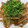 miiutan's cooksnap of when they made ☆★豚バラとメンマのピリ辛炒め☆★.