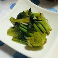 虹色♪︎ちゅーりっぷ's cooksnap of when they made 簡単！小松菜のバター醤油炒め.