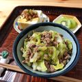 クック7YH7SY☆'s cooksnap of when they made 合いびき肉とキャベツ☆焼肉のたれ炒め.