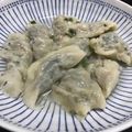 ☆GSSQHY☆'s cooksnap of when they made ☆ニラと合い挽き肉の水餃子☆.