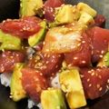 かとりーな♪'s cooksnap of when they made 簡単美味♪まぐろ☆アボカドのキムチ和え♡.