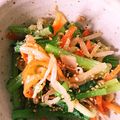 ランドセル餅's cooksnap of when they made 茹でるだけ！豆もやしと小松菜のナムル.