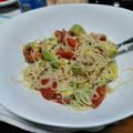 うさっこぱん's cooksnap of when they made トマトとアボカドの和風冷製パスタ.