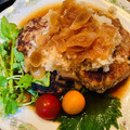 ＊＊もっさん＊＊'s cooksnap of when they made ハンバーグやステーキに❀ネギ和風ソース❀.