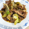 ひんけつママ's cooksnap of when they made 豚肉とレタスのゴマポン炒め.