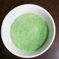 ぐりこ♪♪♪'s cooksnap of when they made 小松菜のポタージュ（ヘルシー）.