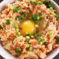 pokoぽん☆彡's cooksnap of when they made STKG!!焼き鮭でおいしく卵かけごはん.