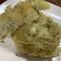 tiger★'s cooksnap of when they made 生シラスのかきあげ.