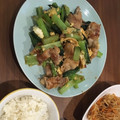 ブルちゃん☆'s cooksnap of when they made 豚バラ肉と小松菜の中華炒め.