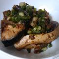 まさとみ～'s cooksnap of when they made (゜))<<　ぶりのあら　簡単照り焼き.