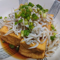 朴さん。's cooksnap of when they made 簡単！厚揚げのしらす&おろしポン酢.