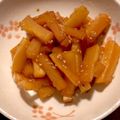 みかん017's cooksnap of when they made たくあんリメイク☆甘辛ごま油炒め.