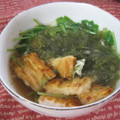miyuki12's cooksnap of when they made おかきととろろ昆布の汁もの.