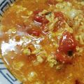 楓月～kazuki～'s cooksnap of when they made トマトの酸辣湯風辛ラーメン.