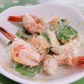 みっくママ's cooksnap of when they made えびアボ、ゆで卵のチリマヨサラダ.