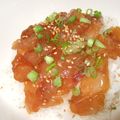 ごーあい's cooksnap of when they made 鯛の漬け丼.