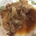 フランクフルトJr's cooksnap of when they made 作業２つ！簡単牛丼！（豚丼でもOK！）.