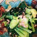 あんママハッピー's cooksnap of when they made きゅうりと小松菜のツナ塩昆布和え.