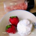 ミニcooking's cooksnap of when they made いっしょに食べよっ♡塩バニラいちご.