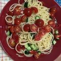 ☆たくこ☆'s cooksnap of when they made 夏の定番♪ミニトマトの冷製パスタ.
